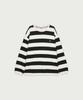 BIKE Border Stripe Crewneck Black