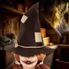 Scarecrow Patch Witch Hat Halloween Witch Hat Party Accessories Dress Up Headwear for Halloween Performance Movie Cosplay