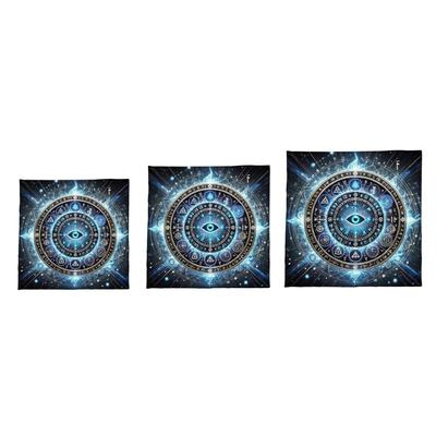 Practical Foldable Tarots Cloth Easy To Clean Velvets Divination Mat Fabric Texture Suitable for Spiritual Practices