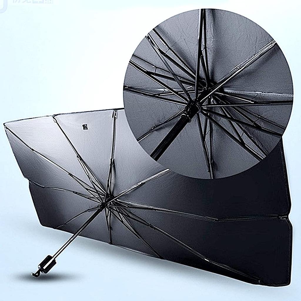 TradeWind Windschutzscheibe Front Auto Sonnenschutz für Auto Licht Wärme Faltbar Flexibel Sonnenschutz, Sonnenschutz, Abdeckung, Camping, Blockieren, Blockieren, (Groß, Griff)