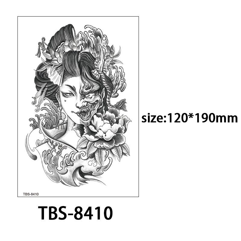 

Waterproof Tattoo Sticker, Totem Character Tattoo Sticker Tattoo 120*190mm
