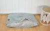 Mink Nel Mint + Gray Stripes 80cm x 60cm