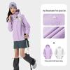 Camel Women's Outdoor 3-in-1 Windproof Waterproof Hiking Jacket