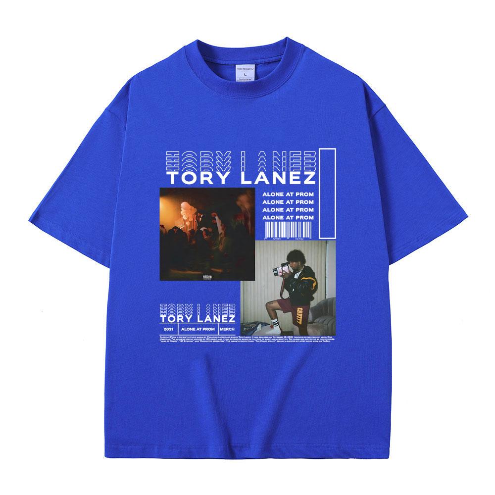 Raper Tory Lanez Alone At Prom Koszulka z Graficznym Nadrukiem z Albumu Muzycznego Męska Damska Hip Hop Rap Oversize Koszulka Męska Vintage Koszulki