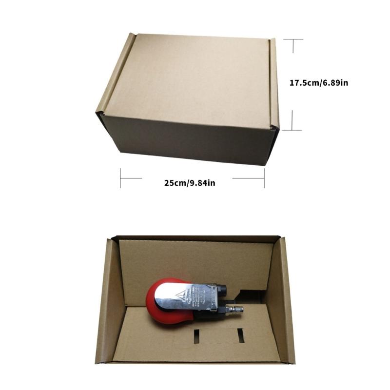 Industrial Pneumatic Sander Tool Adjustable Speed Hook Loop Pad Quick Disc Changing For Rubber Plastic Marble