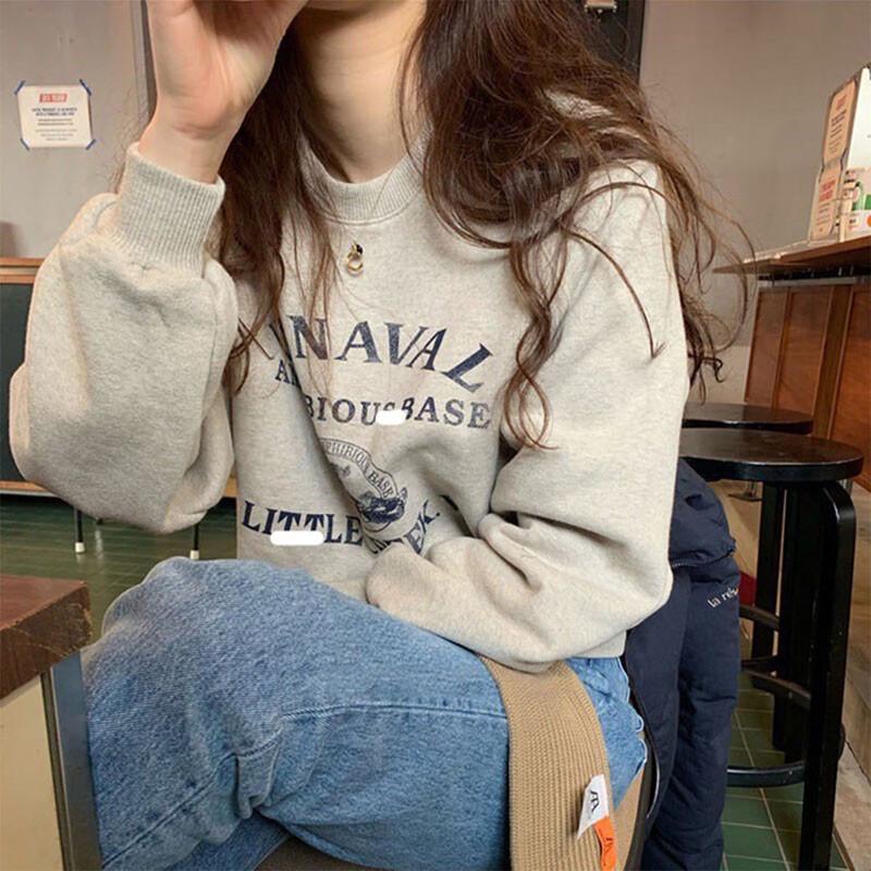 

JOEM Women s Casual Long-Sleeve Sweatshirt L