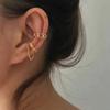 Hollow Metal Zircon Ear Bone Clip Korean Personality Versatile Ear Clip Without Ear Piercing