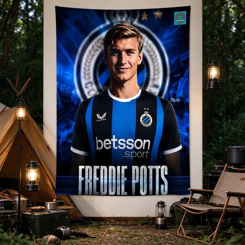Freddie Potts Club Brugge Football Player Poster