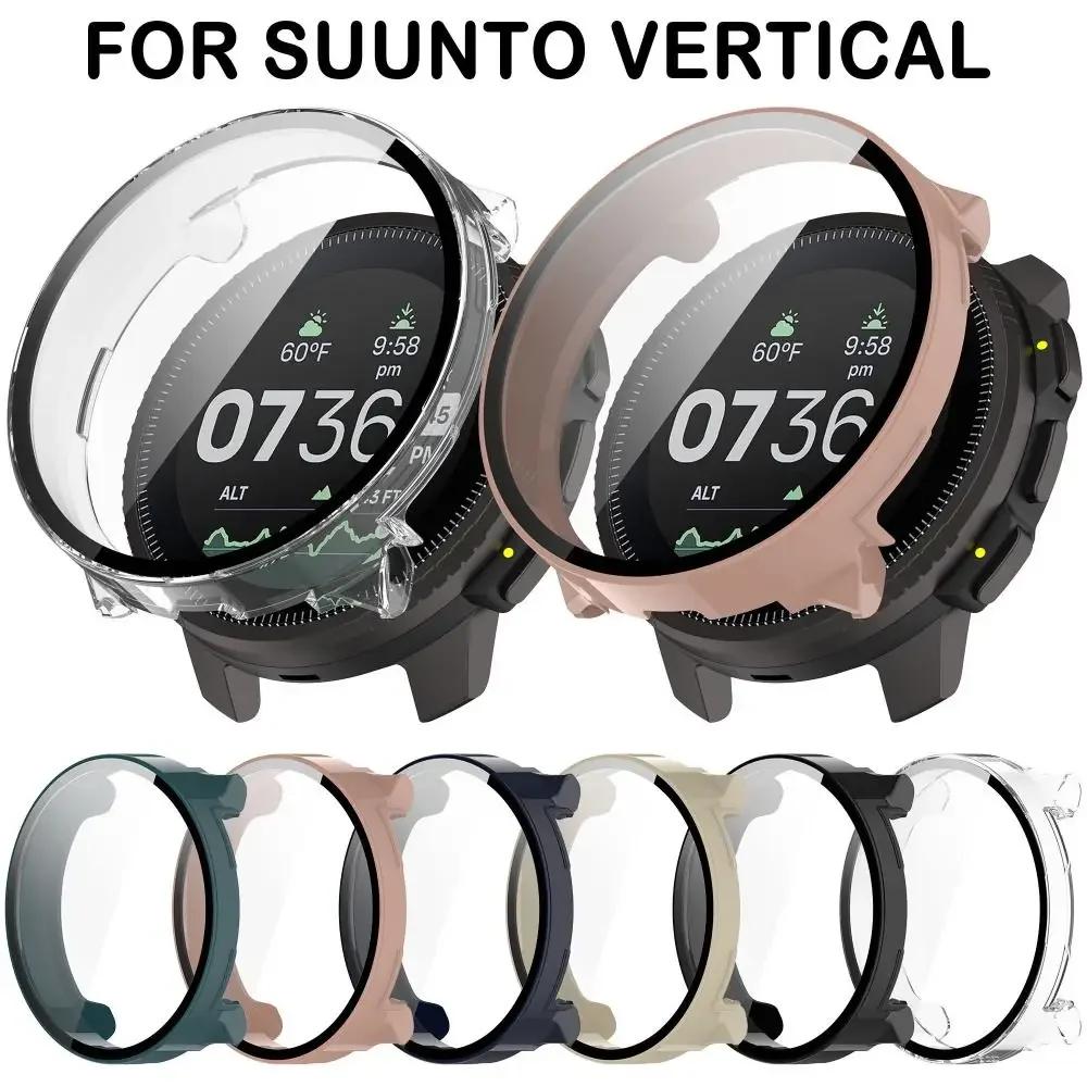 PC+Gehärtetes Schutzhülle Vollständige Abdeckung Bumper Bildschirmschutz Kratzfeste Schutzhülle für Suunto Vertical