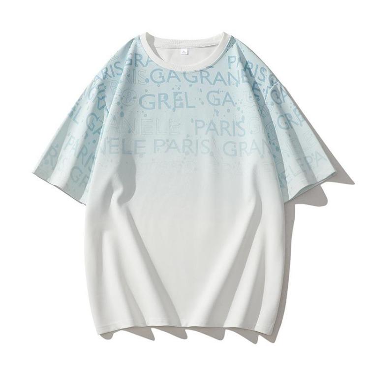 

Men Casual Loose Fit Round Neck Short Sleeve Printed T Shirt Summer Top 8XL