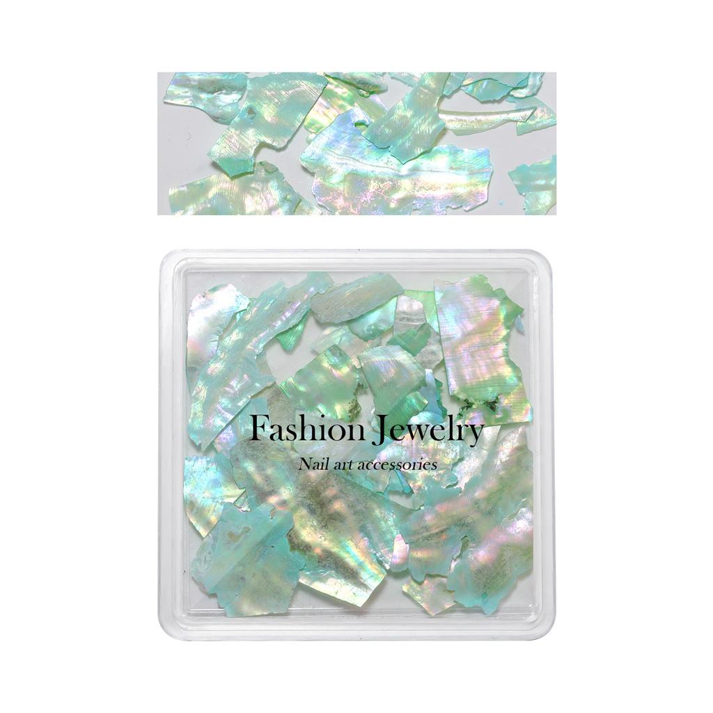 Irregular Nail Art Decals Fake Nails Decorations Glitter Shell Decal DIY Manicure Ornaments Ongles Nail Charms Decor