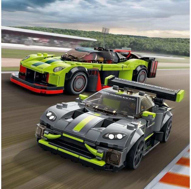 LEGO Speed Champions 76910 Aston Martin Valkyrie AMR PRO и Aston Martin Vantage GT3