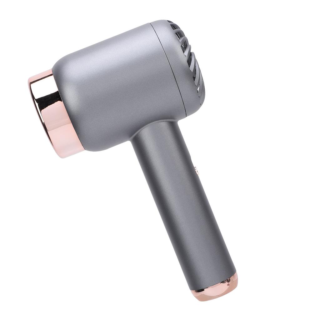 Cordless Ionic Hair Dryer Portable Stylish Hot Cold Wind Blow Dryer for Home and Travel Dark Gray