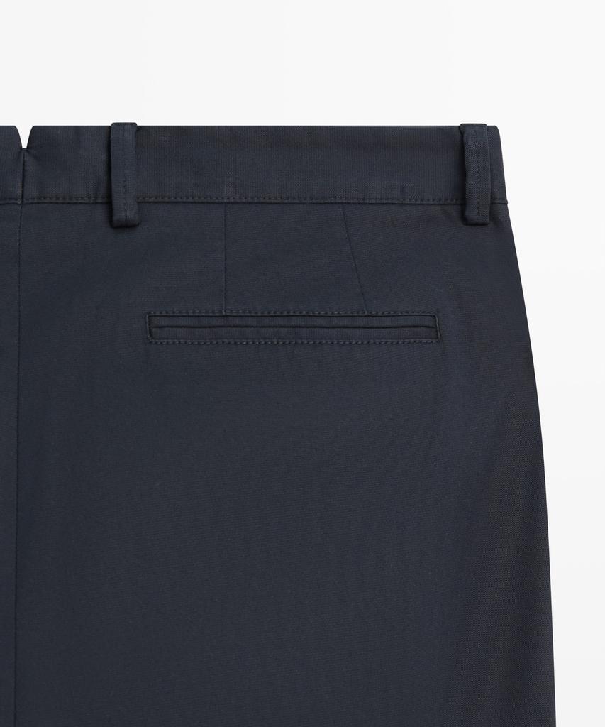 Masimodutti Slim Fit Textured Pants