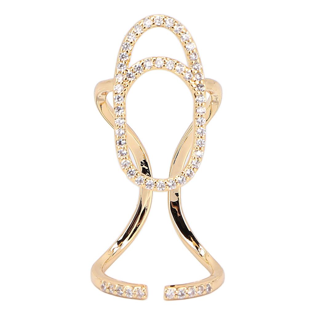 Nail Ring Safe Healthy Adjustable Fashionable Fingernail Jewelry Decorations for Parties