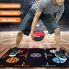 2mm Basketball Training Mat Mute Black Rubber Basketball Training System for Home Kids