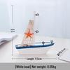 Solid Wood Sailboat Ornaments: Mediterranean Table Decorations & Creative Photography Props