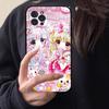 Japanese Cute Girls Y2K Pattern Phone Case TPU Phone Case For Iphone17 Air 16 15 14 13 12 11 Pro Max Plus Cover Case