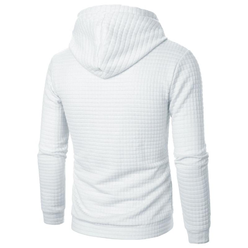 Autumn Winter Outdoor Men's Long Sleeve Hoodie Sweatshirts Breathable Solid Color Coats Sport Streetwear Pullover Tracksuit Men