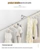 Wall-Mounted Garment Display Rack for Women's and Children's Clothing Stores