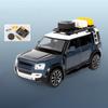 1/32 Land Rover Defender with Tools Alloy Diecasts & Toy Vehicles Toy Car Model Sound and Light Collection Kids Toy Gift