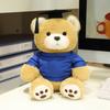 2025 Cute New 25cm Cartoon Doctor Bear Plush Doll Doctor Cap Bow Tie Graduation Bear Animal Stuffed Home Decor For Students Gift