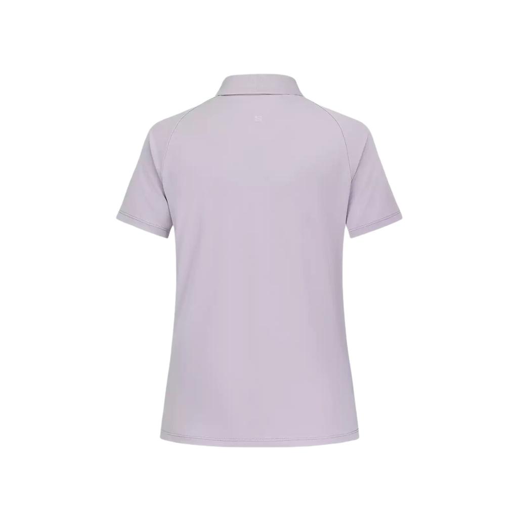 Salomon Lightweight Slim Fit Polo Shirt With Breathable Cool Feeling Women Tops LD0136100