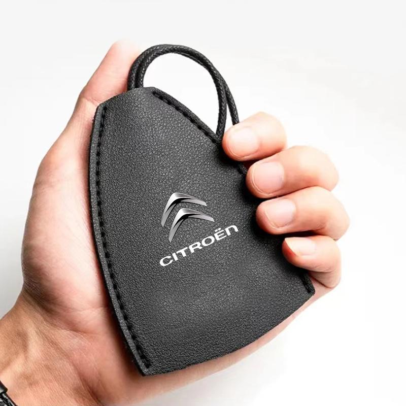 Fashion Car Key Chain Storage Bag Split Car Key Case Key Case For Citroen C1 C2 C3 C4 C5 C6 C8 C4L DS3 DS4 DS5LS DS6 Accessories