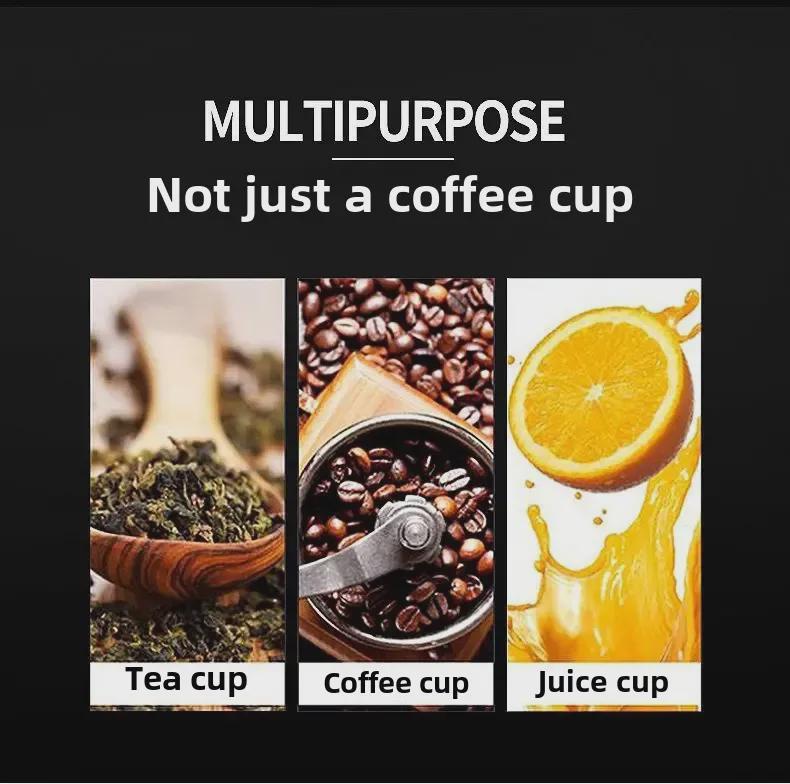 Portable Stainless Steel Insulated Coffee Cup for Men and Women - Elegant, High-Grade, Perfect for Office and Travel