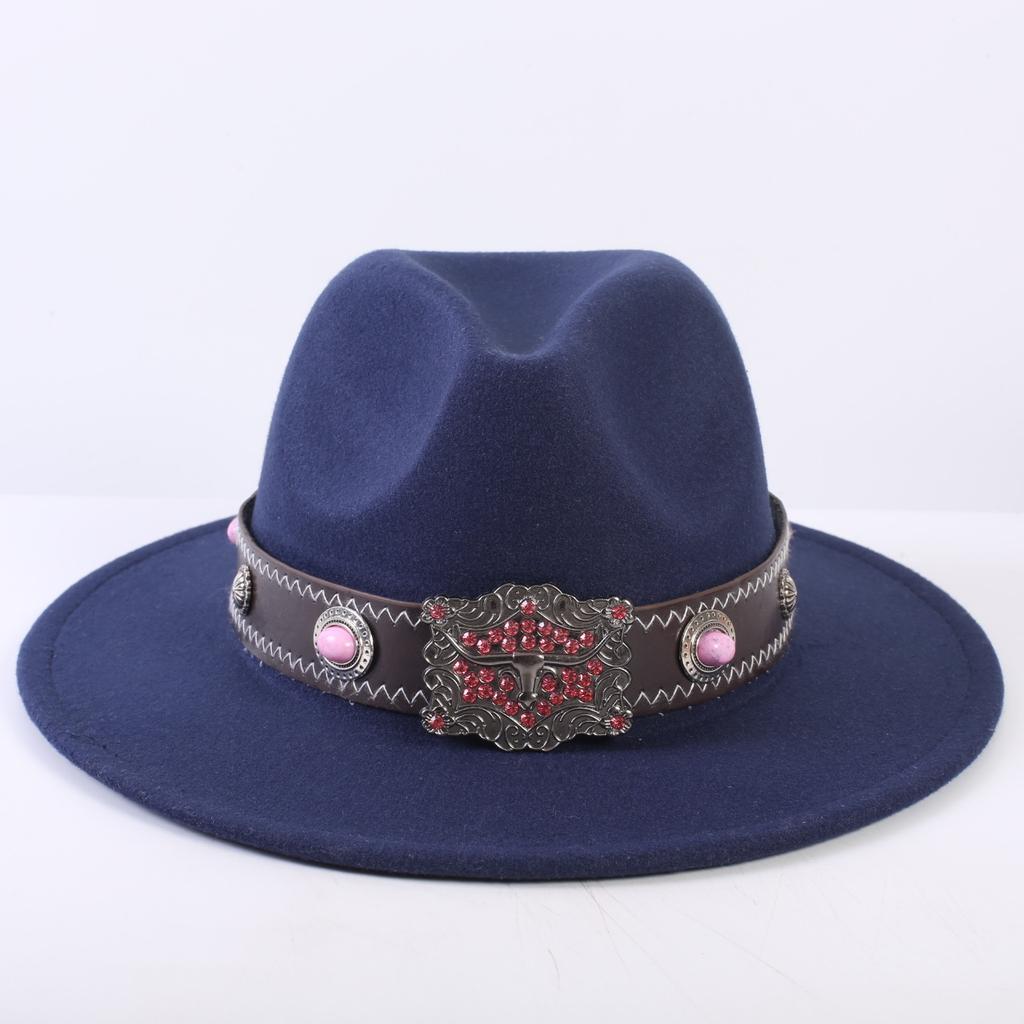 Popular European and American Classic Simple Flat-brimmed Top Hat Men's and Women's Fashionable and Elegant Versatile Jazz Hat Top Hat