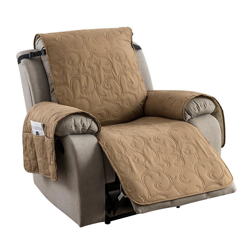 

Чехол на одноместный диван-реклайнер, эластичный чехол для одного кресла, чехол для релаксации, нескользящий чехол для дивана, защитный коврик для домашних животных M