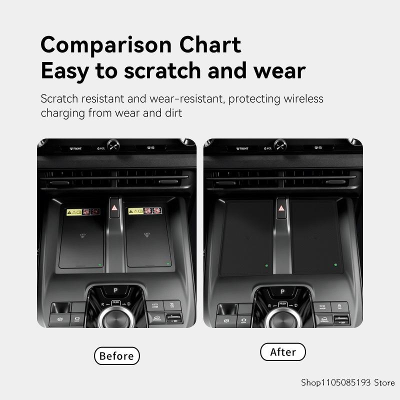 Suitable for the 2026 BZ4X central control phone wireless charging silicone pad, car storage pad, non-slip mat, interior trim
