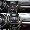 For Subaru Forester SK     Carbon Fiber Center Console Air Condition Switch Panel Cover Trim Car Accessories