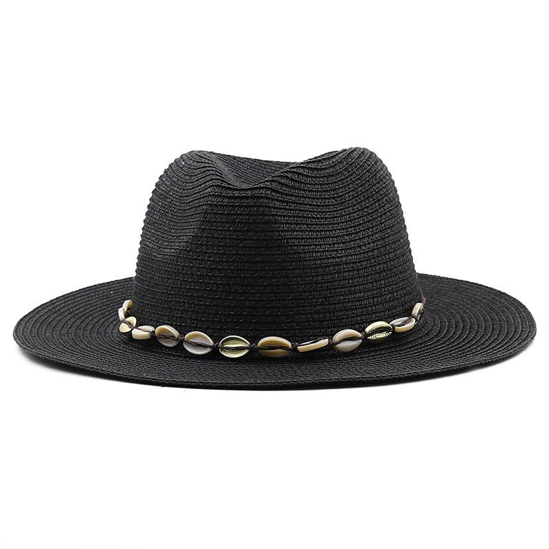 Western Denim Handmade Straw Hat Top Hat Women's Outdoor Beach Hat Sun Protection Hat