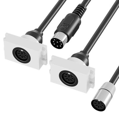 Universal DIN 8Pin Cable DIN 8Pin Female To Male/Female To Female Option for Synthesizers and Sequencers