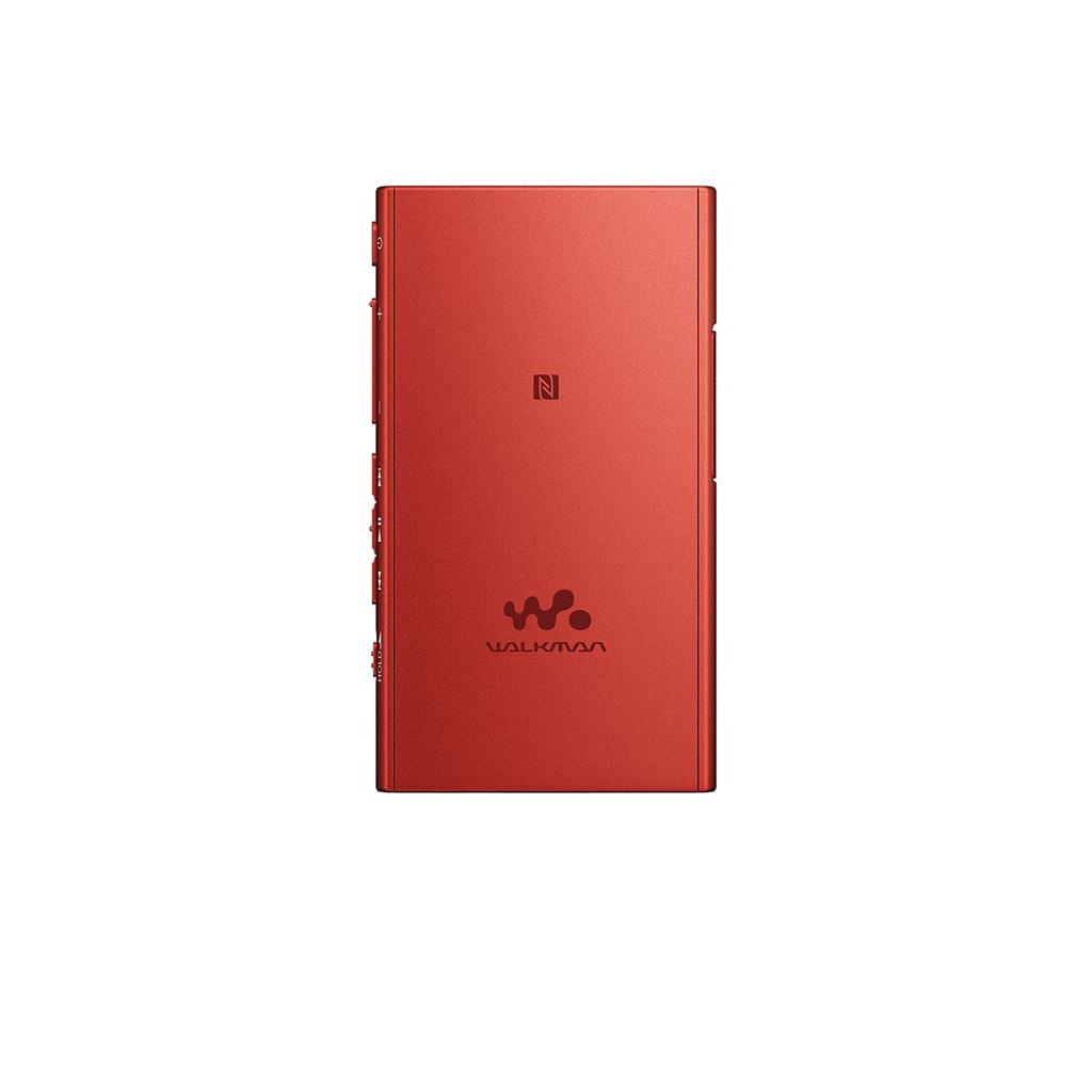 Sony Walkman A Series 64GB Noise Earphones Cinnabar Red NW-A37HN Bluetooth, microSD, Hi-Res Audio, Cancelling, Hi-Res Included,