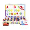 1 Set magnetisches englisches Buchstabenspielzeug, bunte Großbuchstaben und Kleinbuchstaben, Lernen von Zahlen für Vorschüler, Kleinkinder, Jungen und Mädchen, pädagogisches Alphabet-Spielzeug