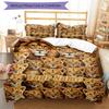 3PC Custom Name Lion Family Portrait bedding,soft and breathable,2D flat print,room decor.,Poster Three-piece set,Soccer Three-piece set,Art,Poster,So