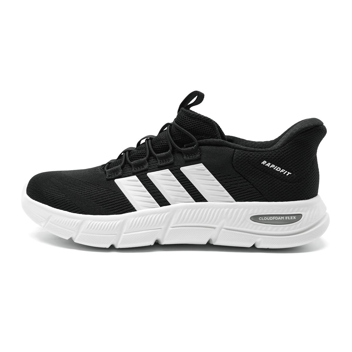 

Adidas Cloudfoam Cushioning Breathable Lightweight Low top Walking Shoes Unisex Black White KJ5916 45⅓