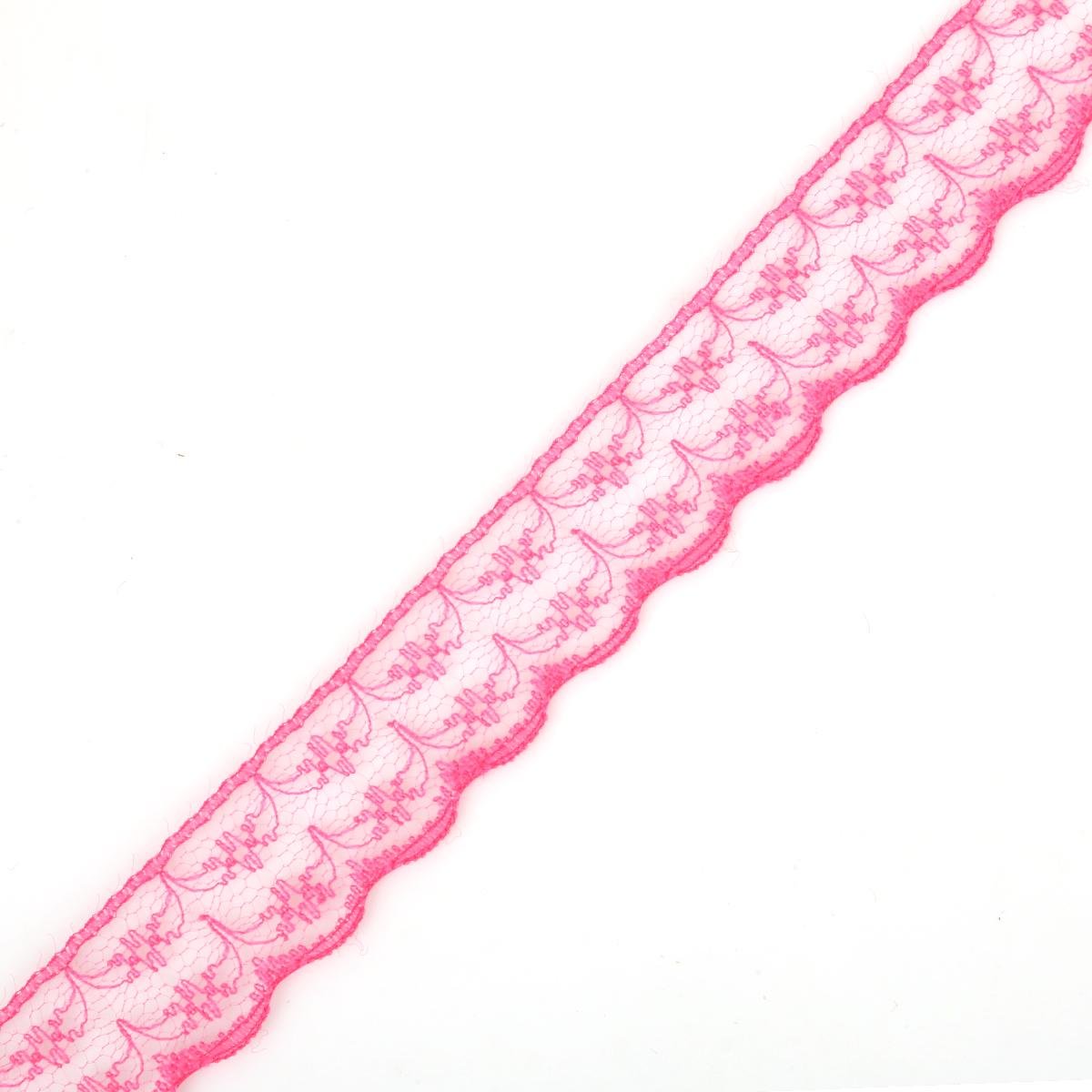 

Кружевная отделка для одежды фуксия