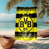 Ultra-Soft Beach Towel with Borussia Dortmund Theme,Ideal for Pool - Camping, Diving - Perfect Travel Essential, Vibrant Beach Towel.