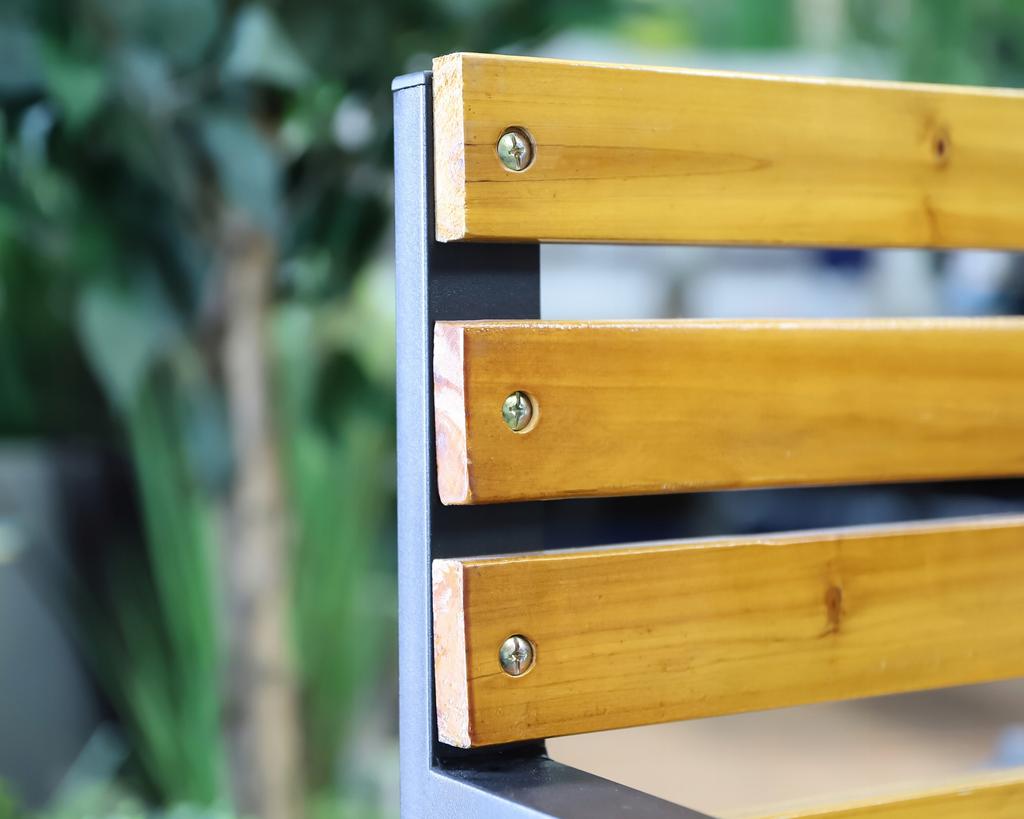 GARTENBANK park holz metall bank
