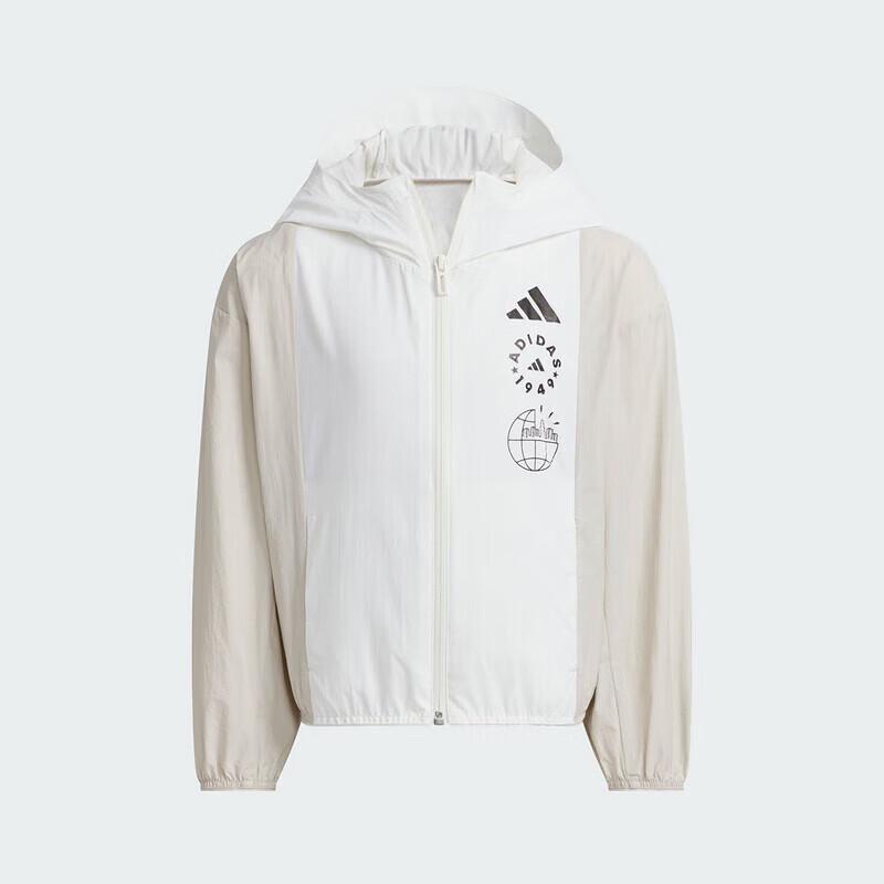Adidas Little Boys  LB LW WV Hooded Jacket 122