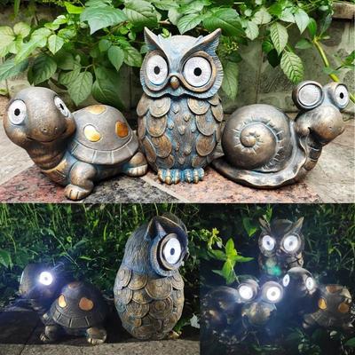 Garden Animal Solar Light Outdoor   Decoration   LED  Statues Landscape  Household