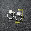 Minimalist Cute Animal Earings Jewelry Small Penguin Fish Swallow Stud Earrings for Women U Shaped Earing Oorbellen