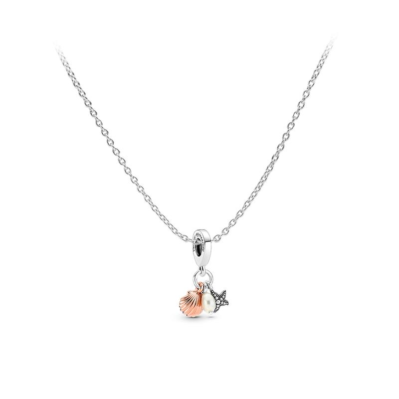 Pandora Romantic beach set, necklace, same style for men and women, couple style ZT2024102502A коричневый