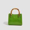 Bohao Bamboo PVC Square Barbie Jelly Crossbody: Stylish, Versatile, Dirt-Resistant, and Easy-to-Clean Summer Women's Evening Bag.