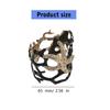 Mehrzweck-Armband mit unregelmäßiger Korallenfeder, stabiler Armreif aus Legierung, verstellbar, Modeschmuck-Accessoire für Frauen
