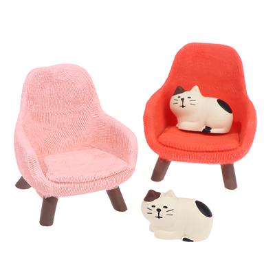 Simulation Small Sofa Stool Chair Furniture Model Toys For Doll House Decoration
