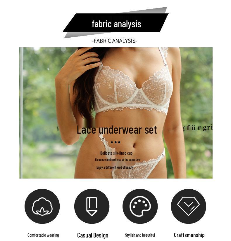Fully Managed Embroidery Lace Uplift Bra - Reduces Sagging & Enhances Fit
